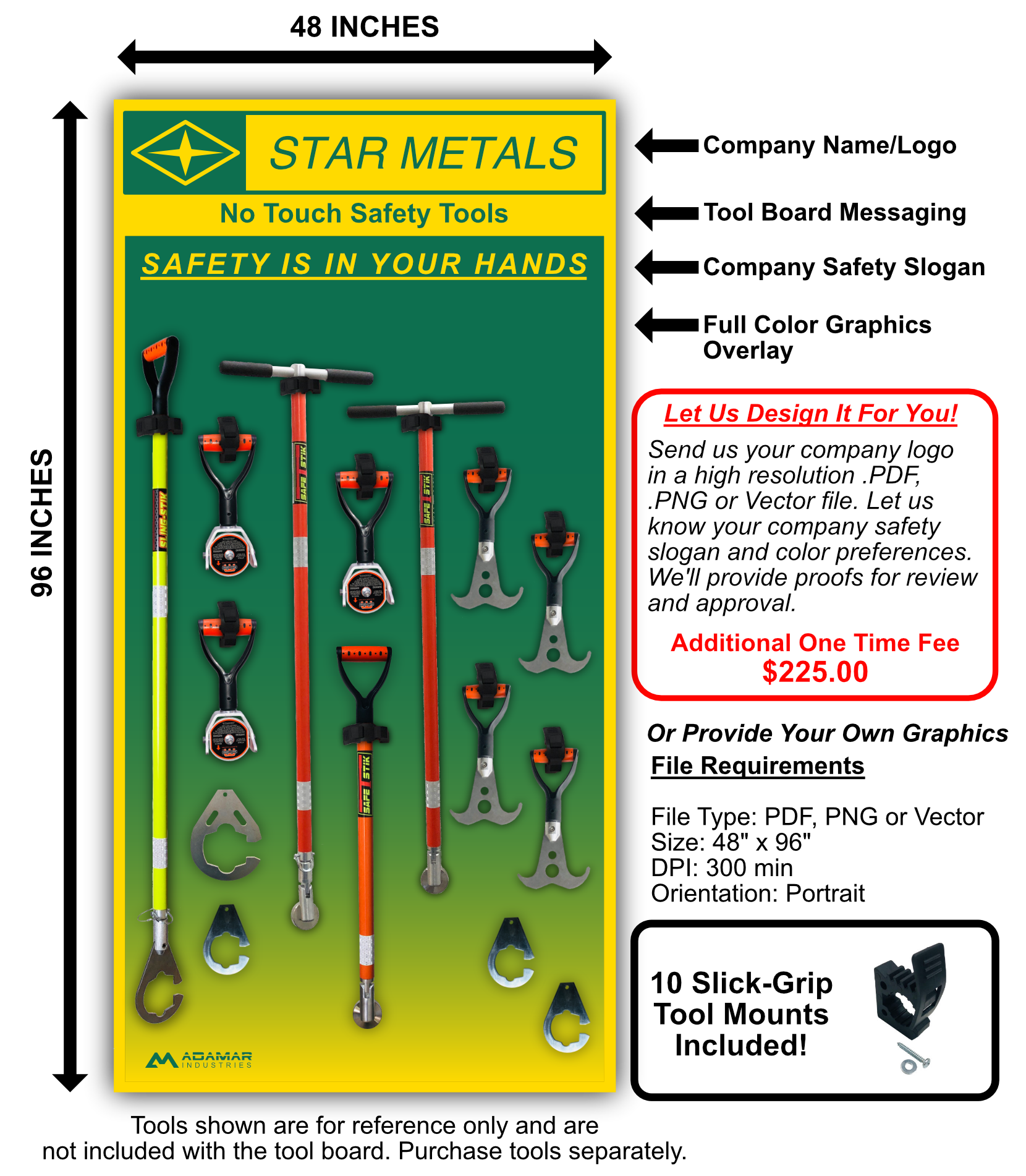 Tool Storage Boards Customized For Your Company