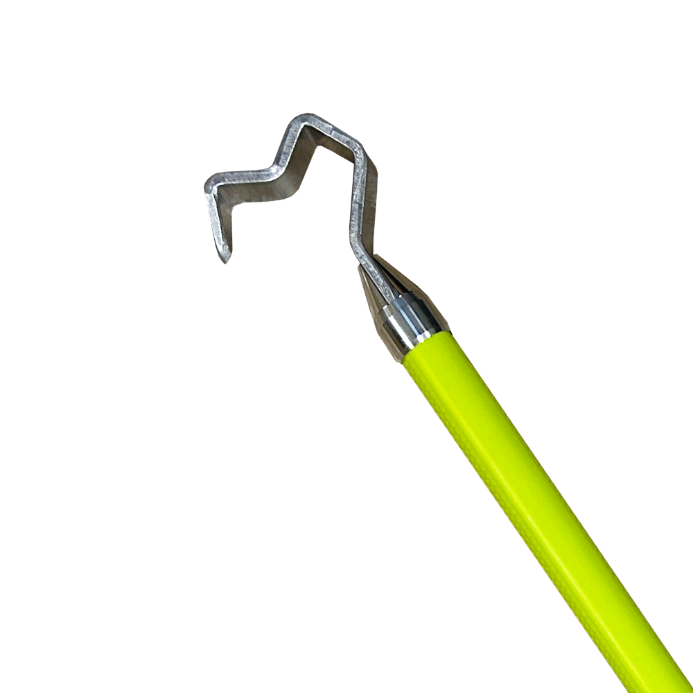 no-hands, hands-off material handling hand safety tools. hook hand tool. Grappler hand tool.