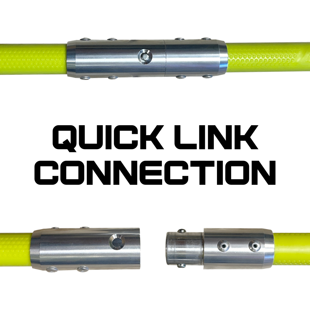 no-hands, hands-off material handling hand safety tools. load guider, load guiding. Steer-Stik hands free load guiding tool.