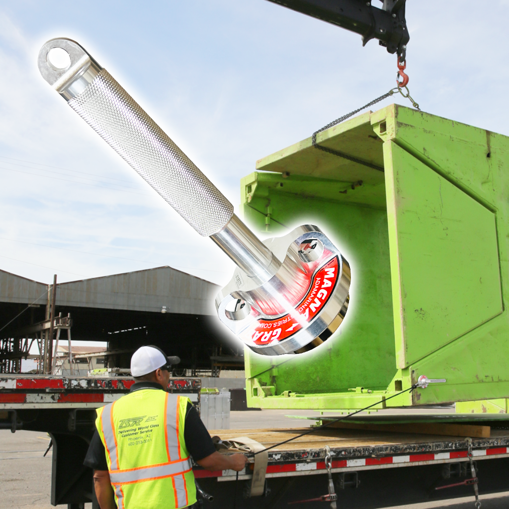 magna-grab no-touch magnetic tag line anchor point