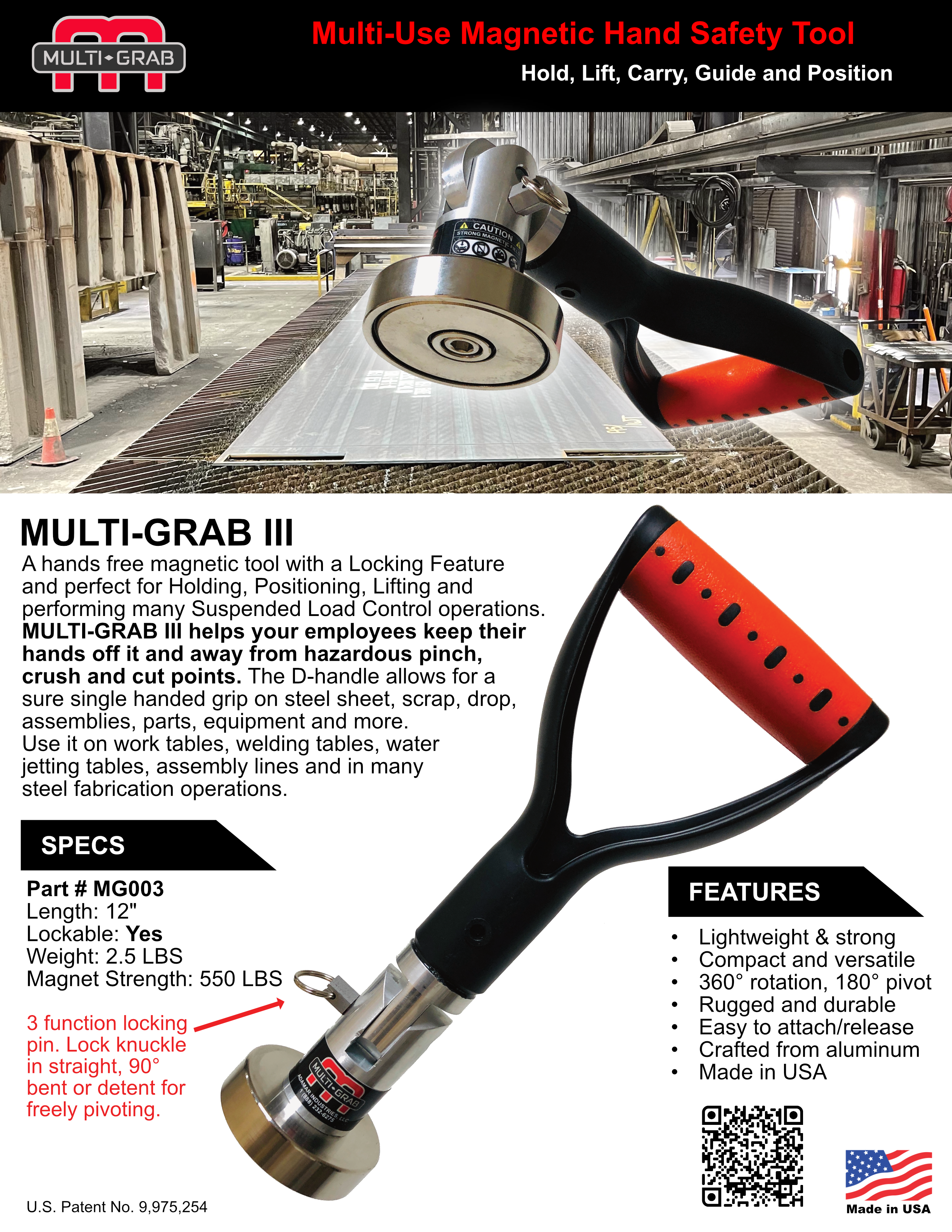 MULTI-GRAB Products Data Sheets