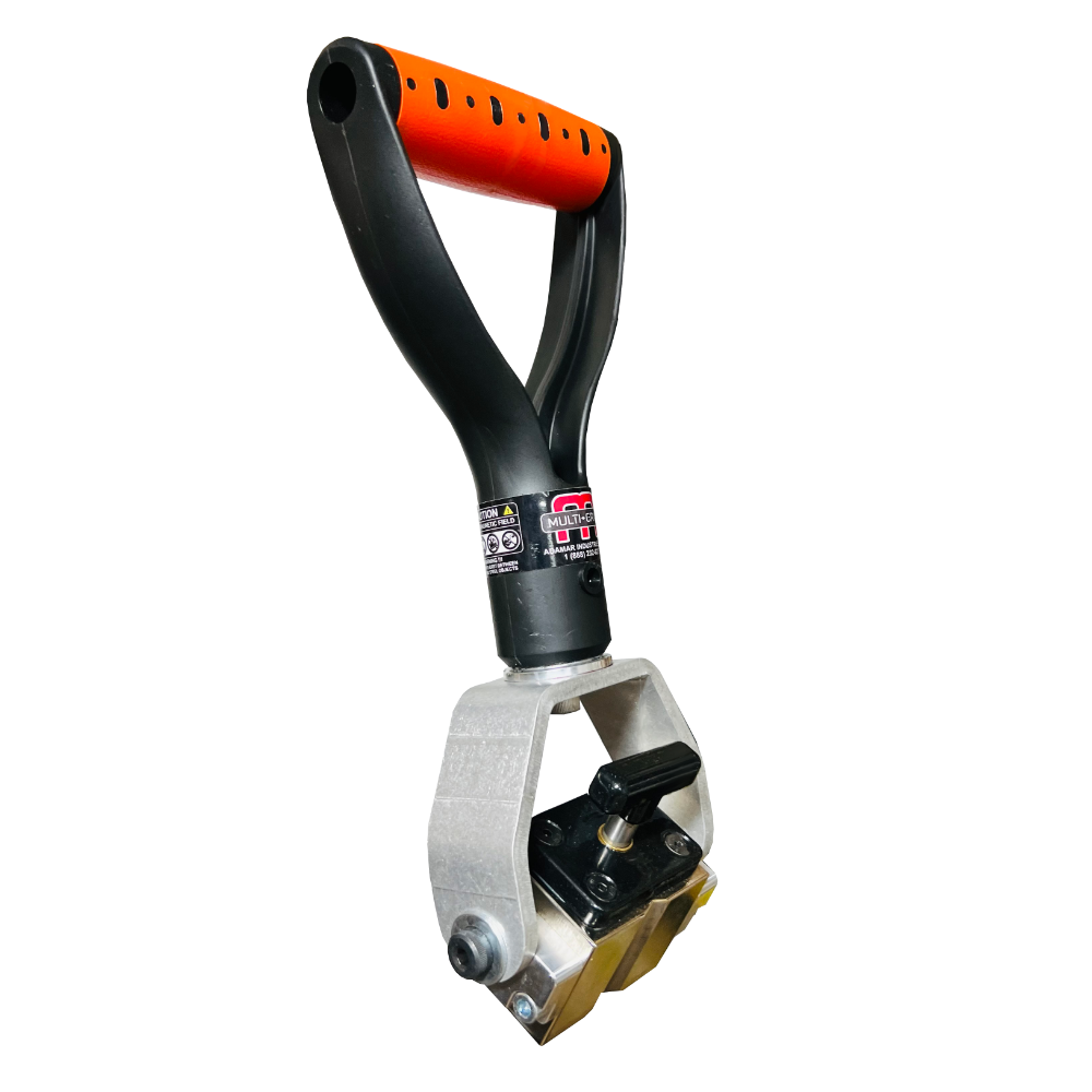MULTI-GRAB V On Off magnetic material handling, part holding, lifting and holding hand safety tools