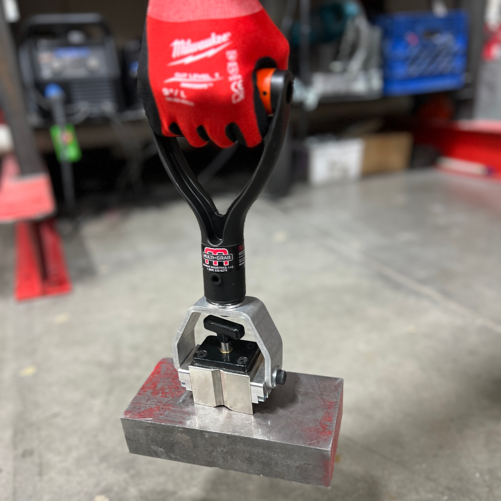 no-touch magnetic material handling magnet lifting, holding and positioning