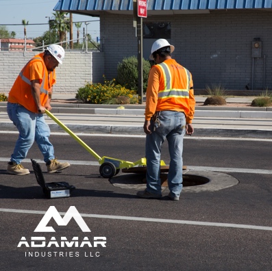 No Touch, Hands Free Manhole Lid Lifter