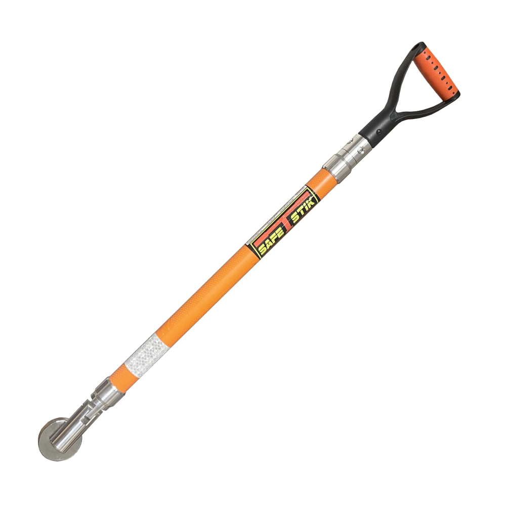 short reach hands-free no-touch magnetic material handling safety tool. Magnetic Riggers Pole